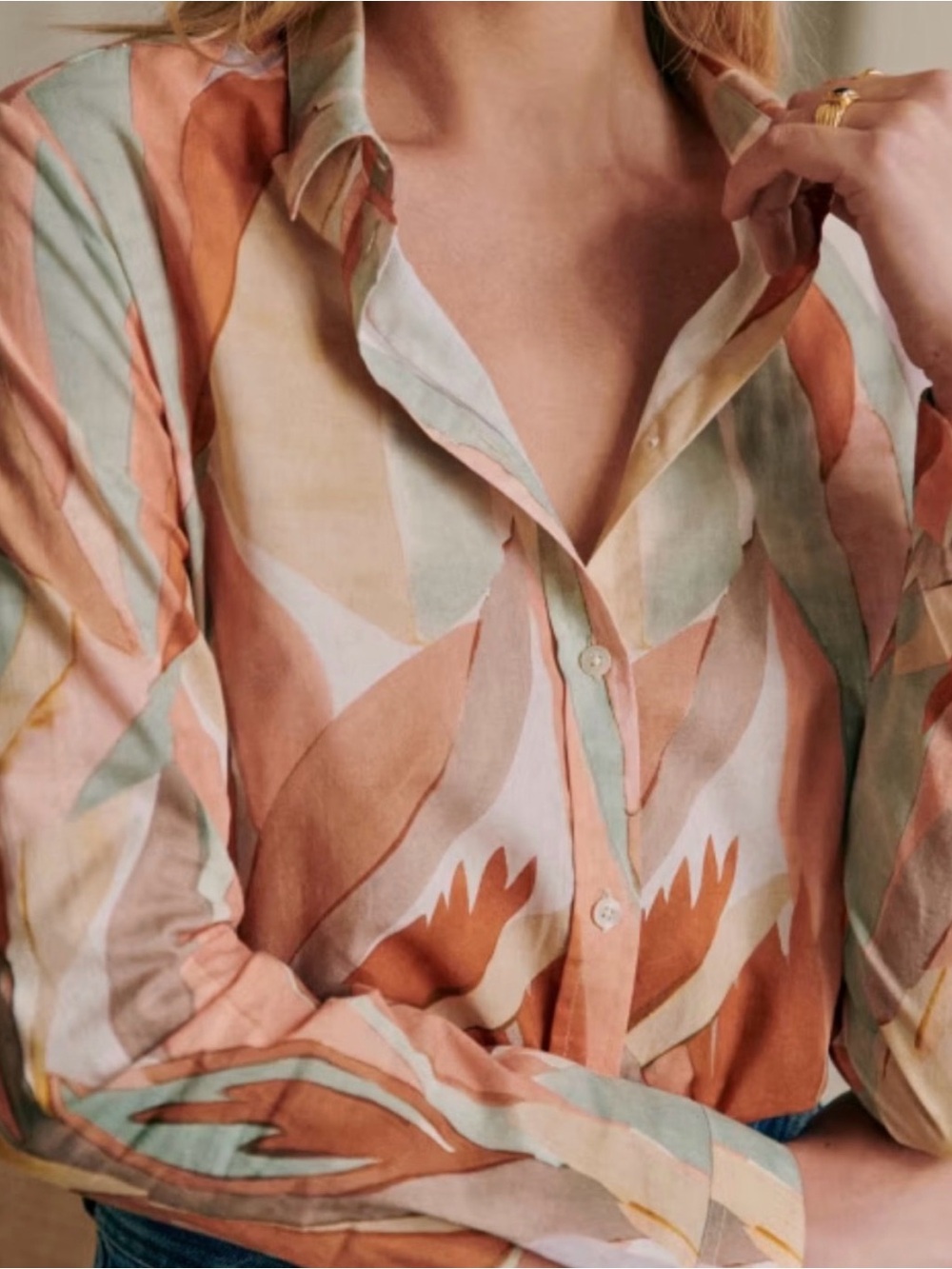 Sezane Piero Blouse - Like New (only worn once) - Medium - Picture 3 of 10